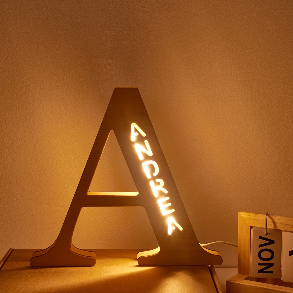Wood Letter Light