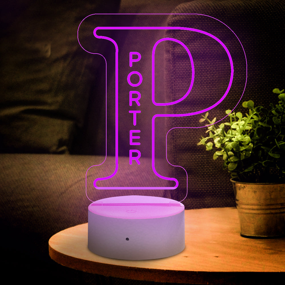 Letter Name Light