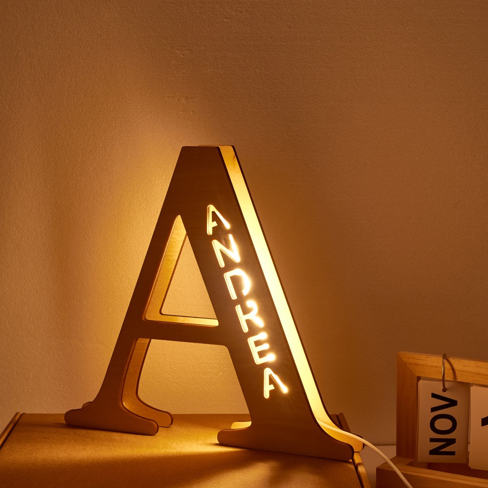 Wood Letter Light