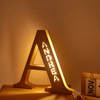 Wood Letter Light