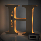 Wood Alphabet Light