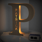 Wood Alphabet Light