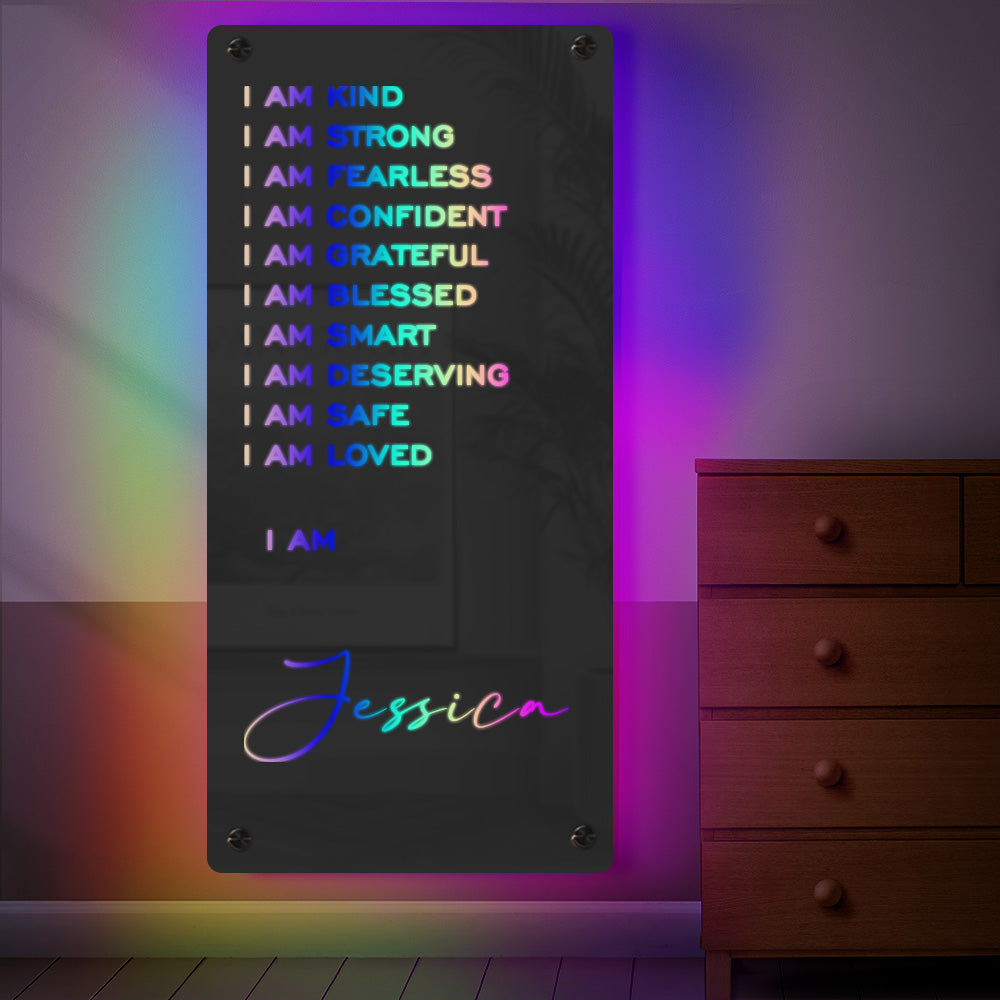 Mirror Affirmation Light