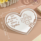 Personalized Mom Puzzle Mirror Light