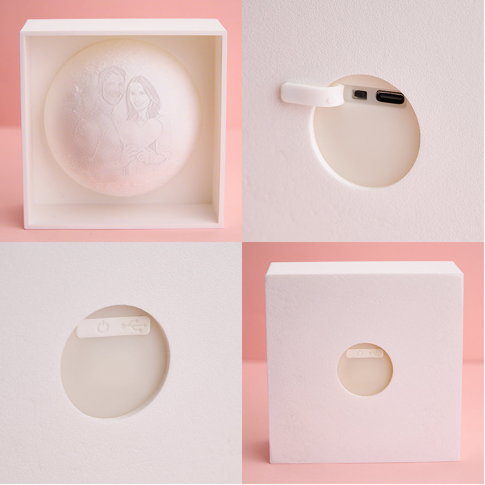 3D Moon Photo Light