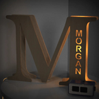 Wood Alphabet Light