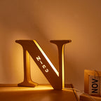 Wood Alphabet Light