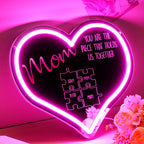 Mom Puzzle Mirror Light