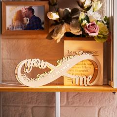 Wood Name Lamp