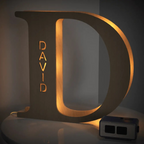 Wood Alphabet Light
