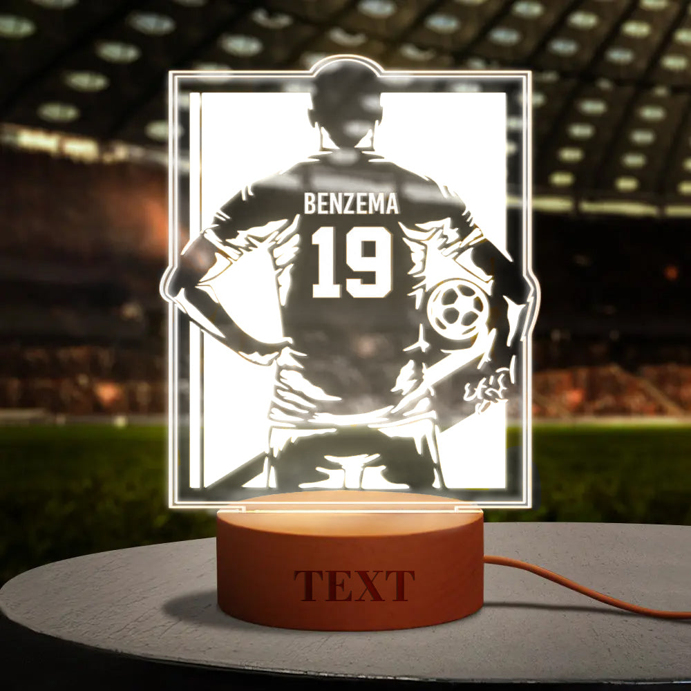 Soccer Wood Light