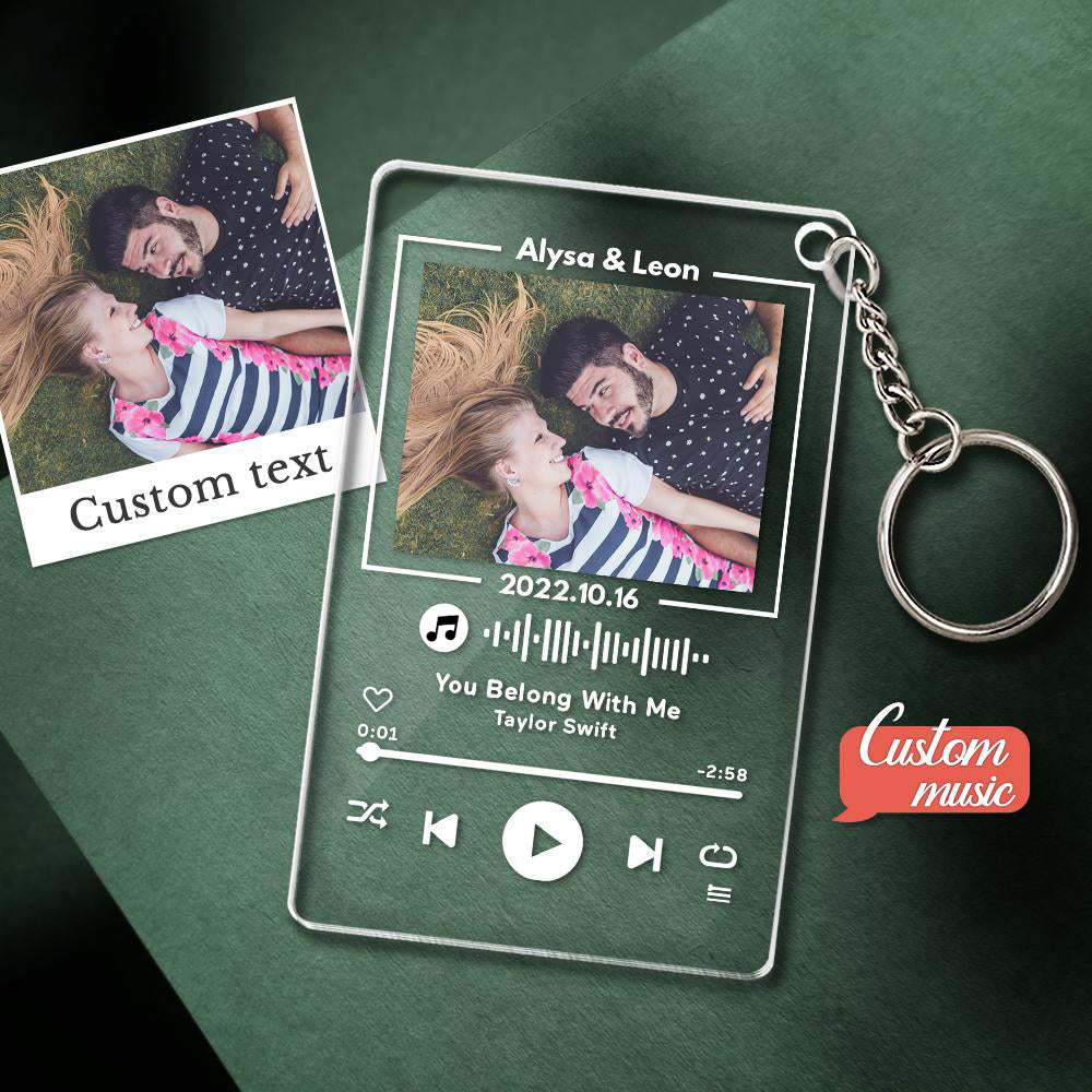 Music Keychain Light