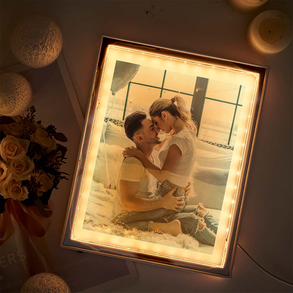 Photo Frame Mirror Light