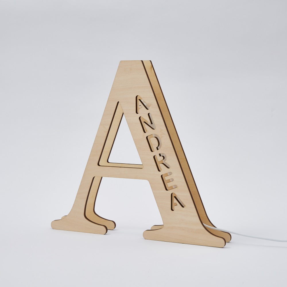 Wood Letter Light