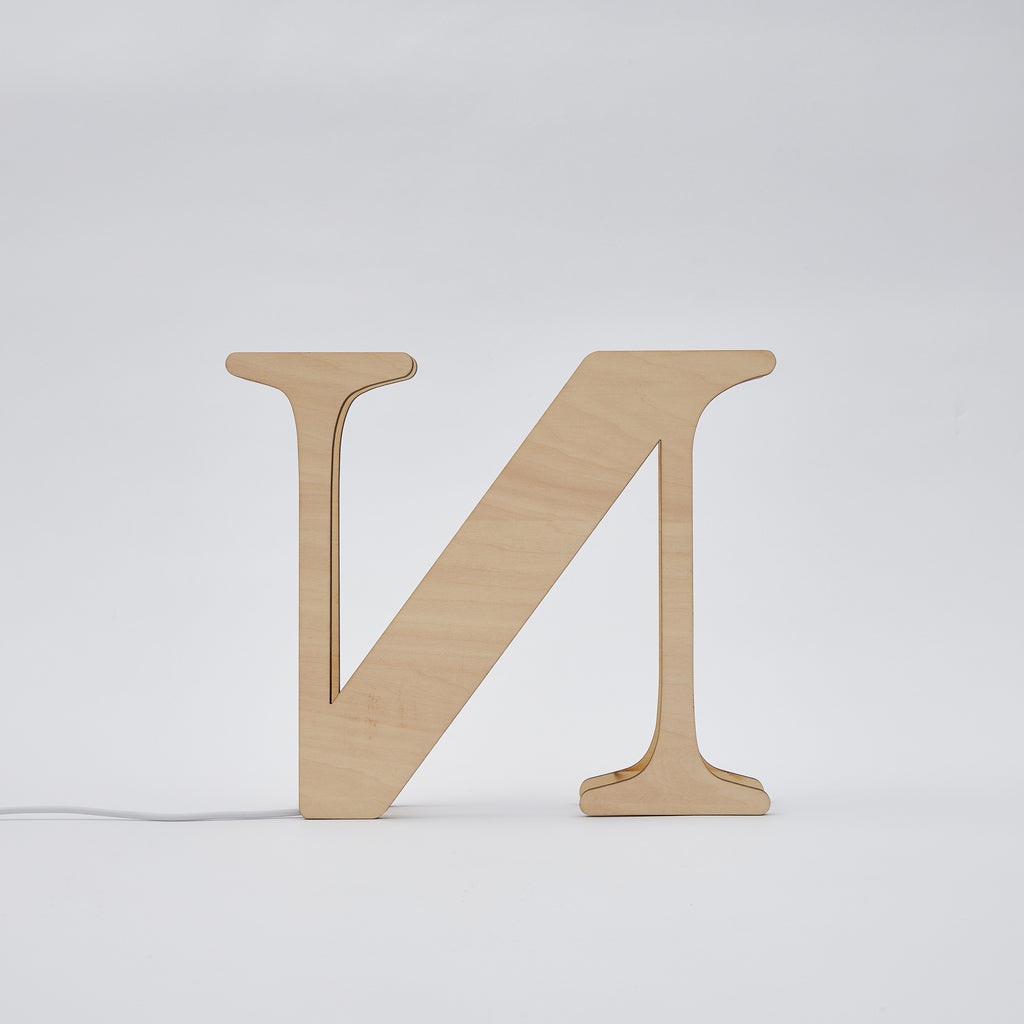 Wood Alphabet Light