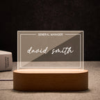 Name Sign Light
