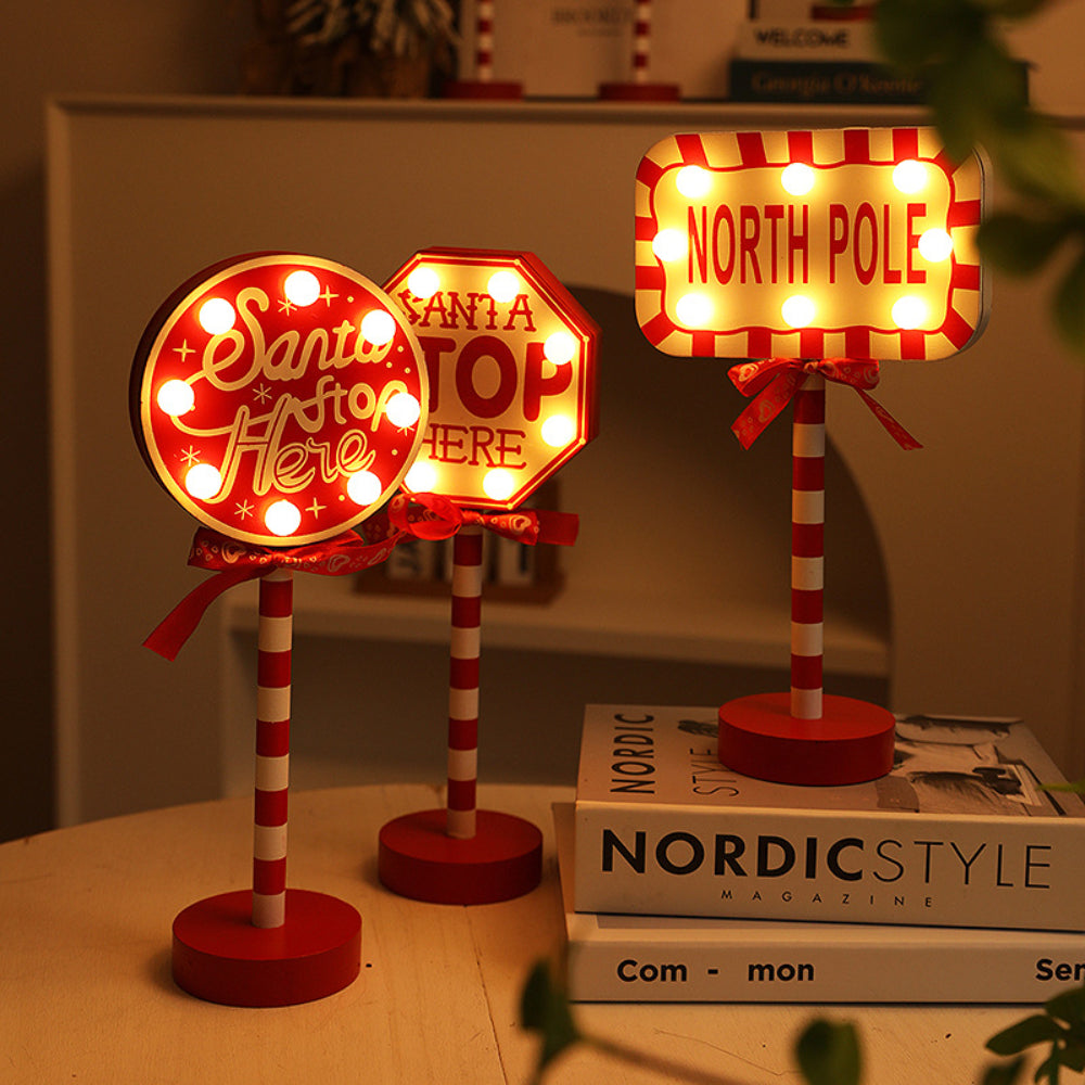 Wood Christmas Light