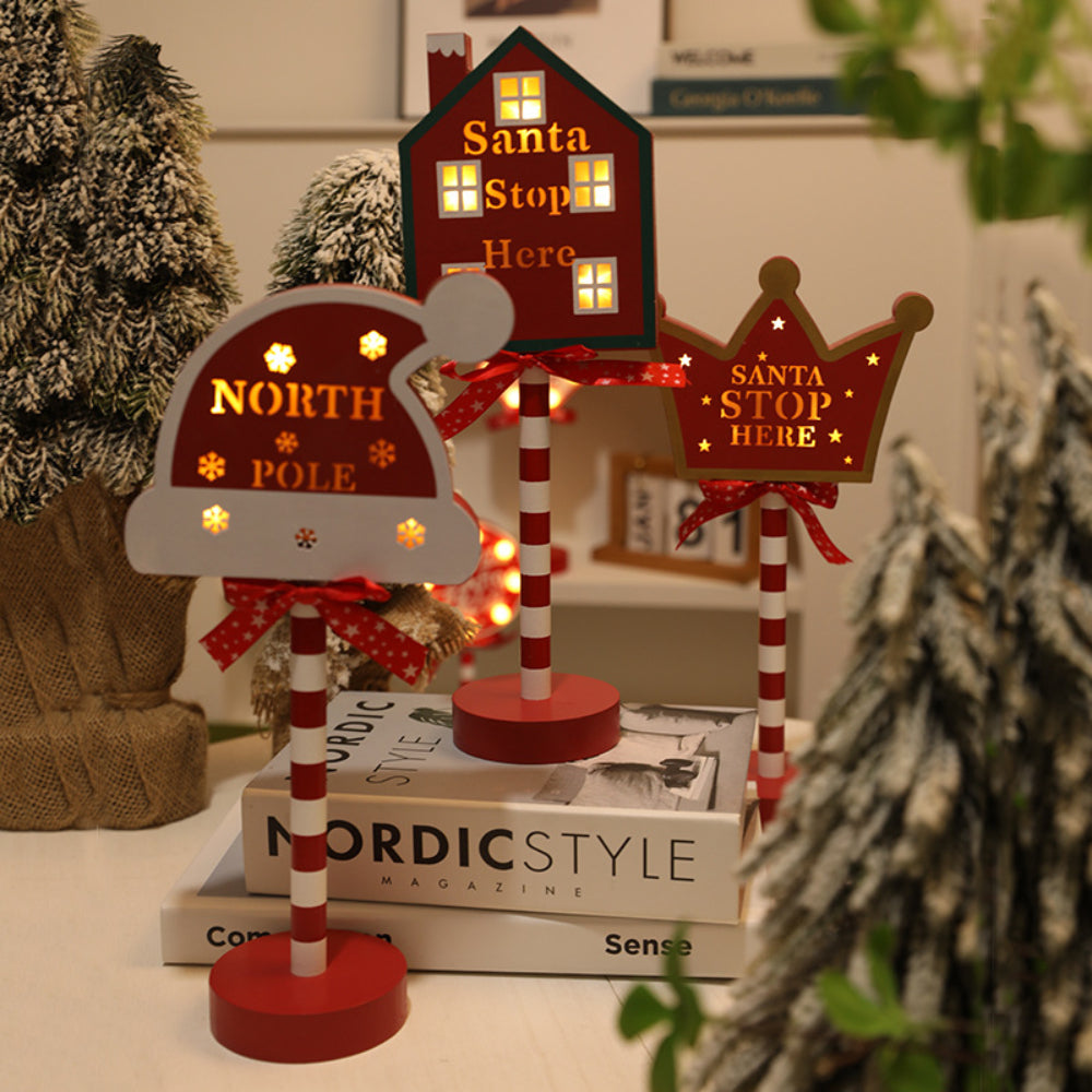 Wood Christmas Light