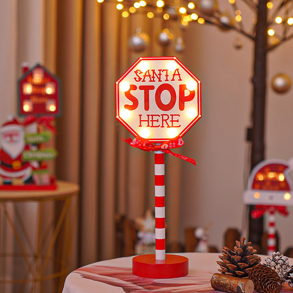 Wood Christmas Light