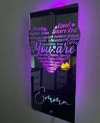 Affirmation Mirror Light