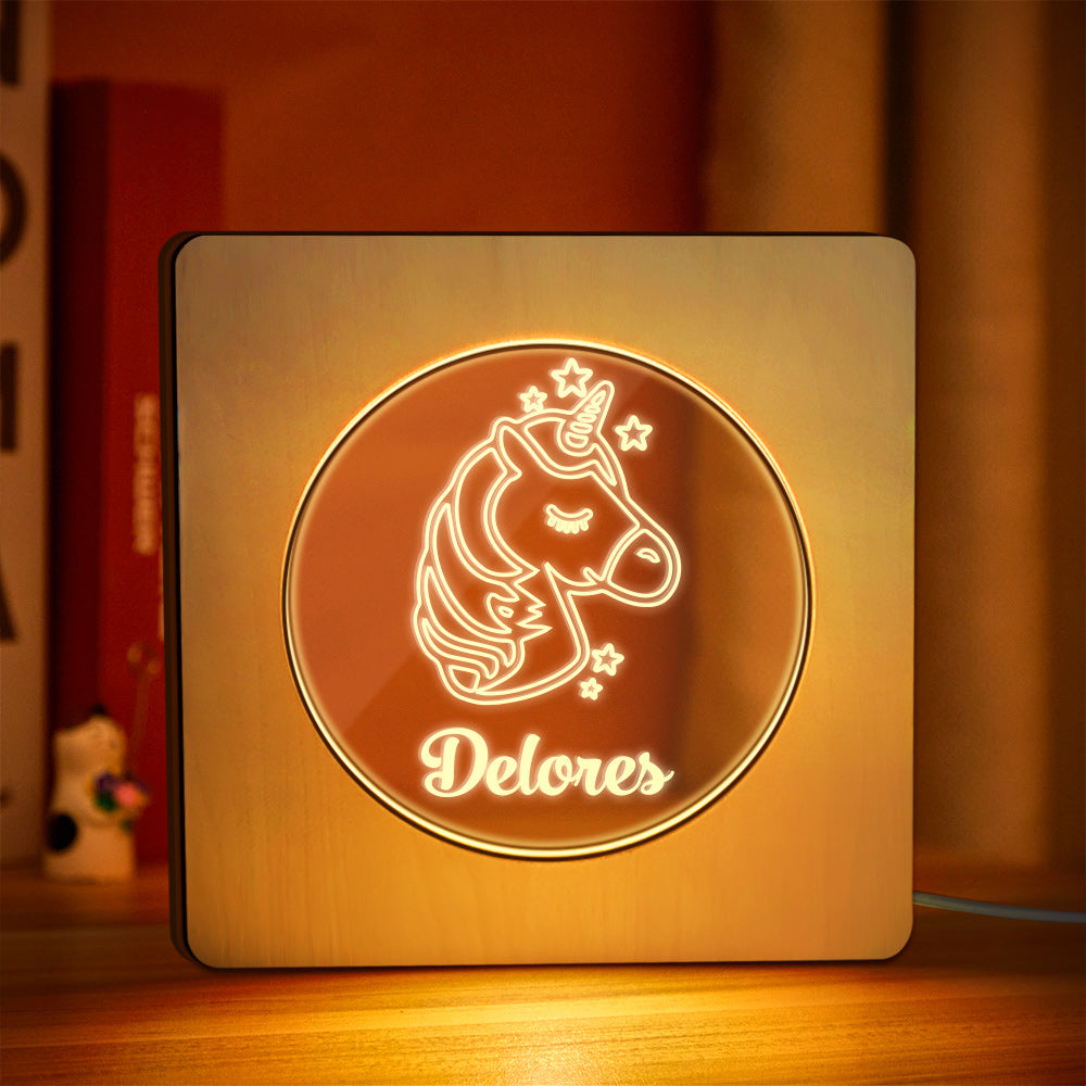 Unicorn Wood Light