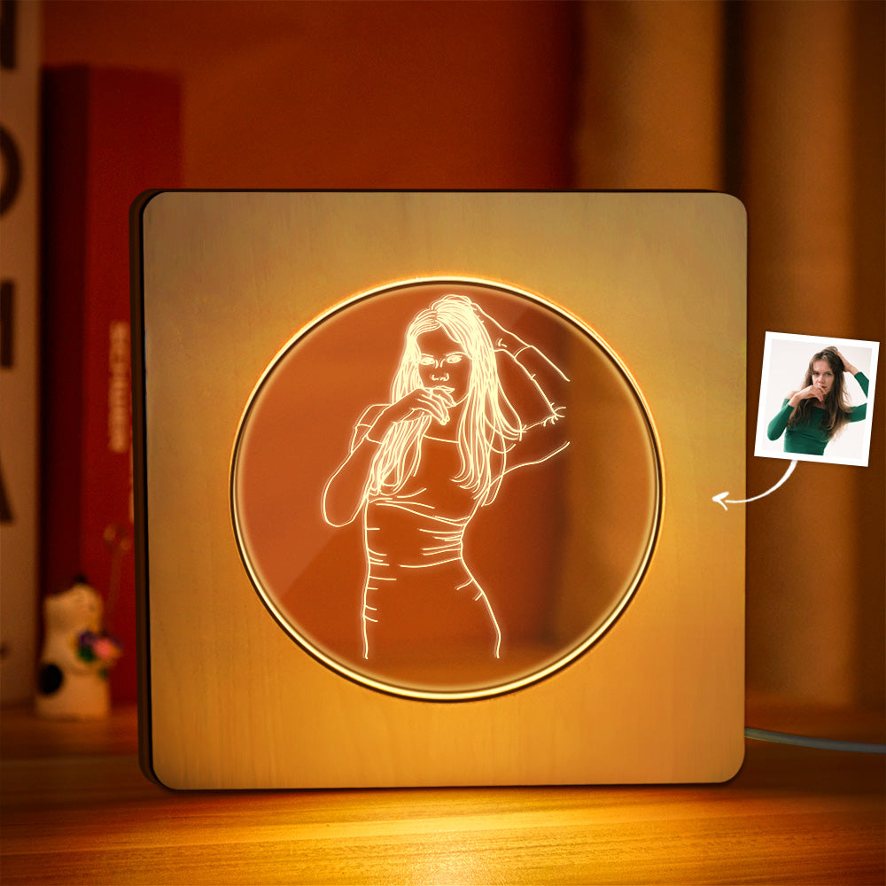 Wood Frame Light