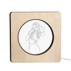 Wood Frame Light
