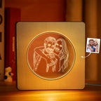Wood Frame Light