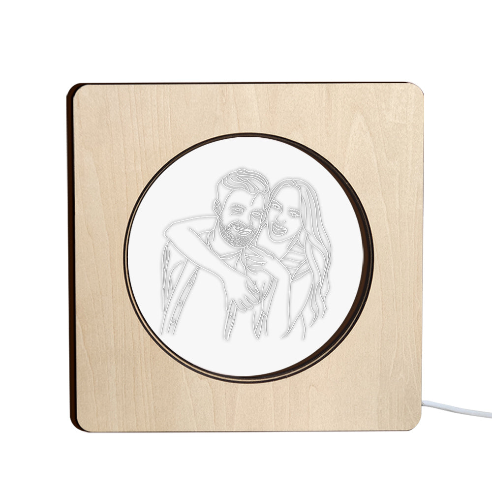 Wood Frame Light