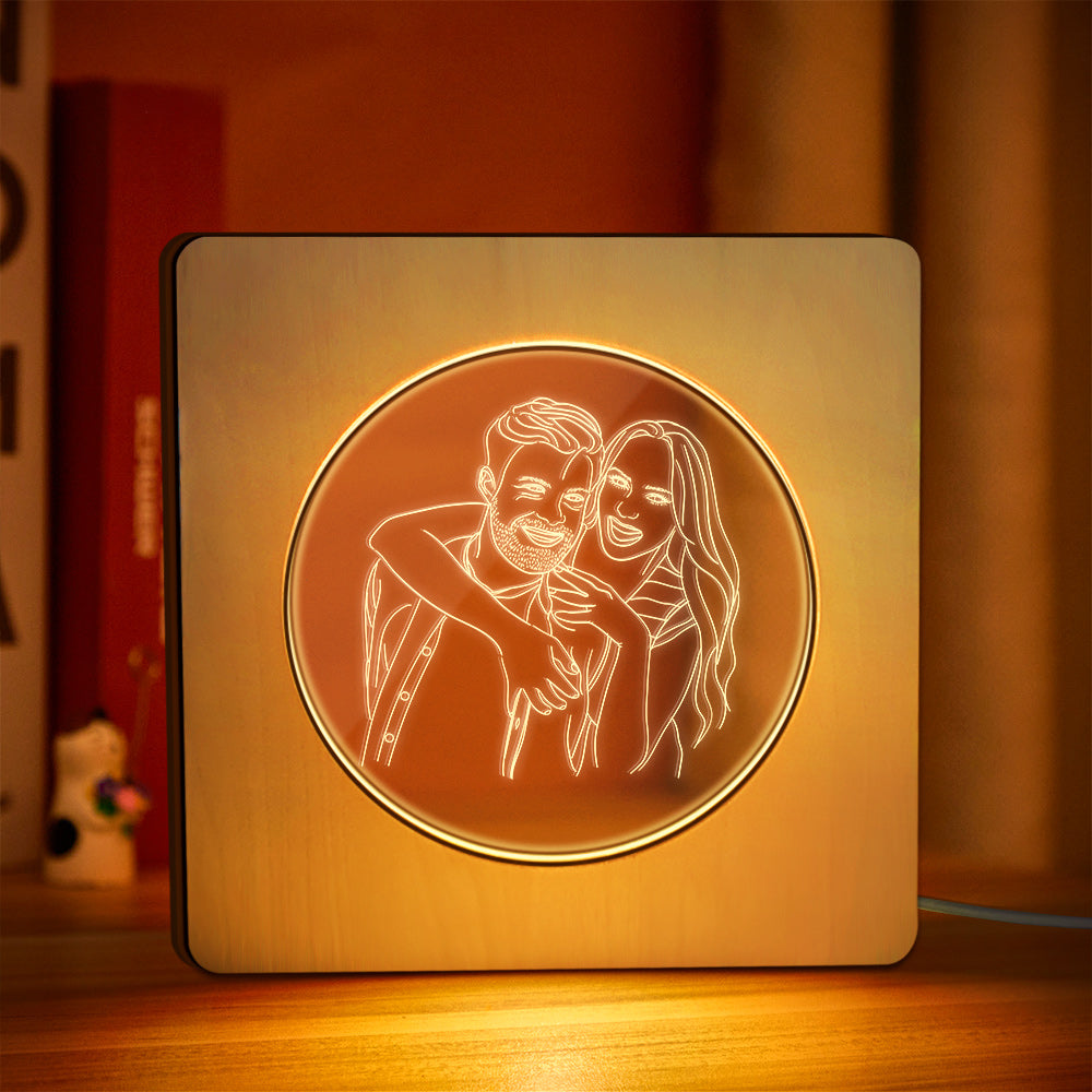 Wood Frame Light