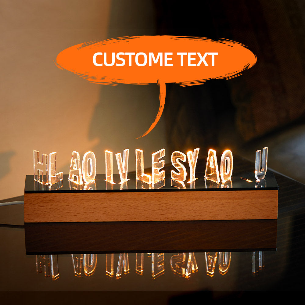 Engraved Name Light