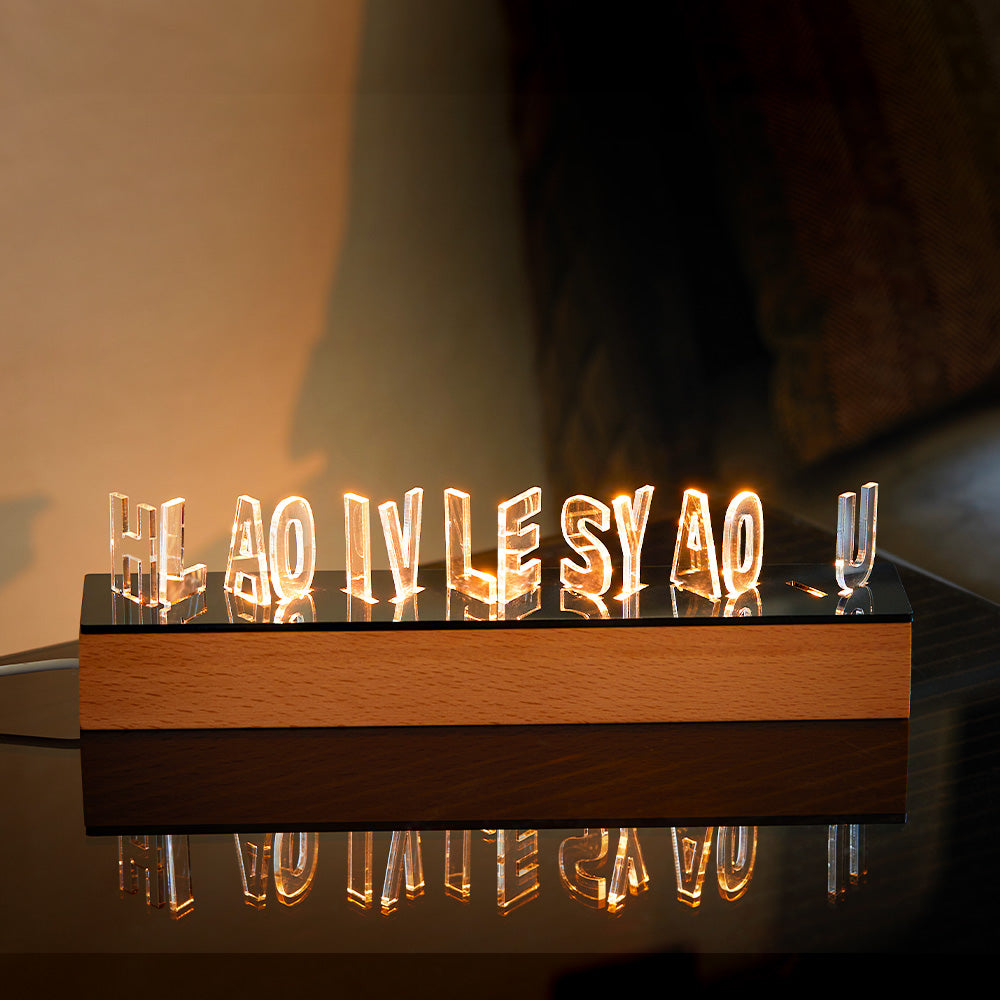 Engraved Name Light