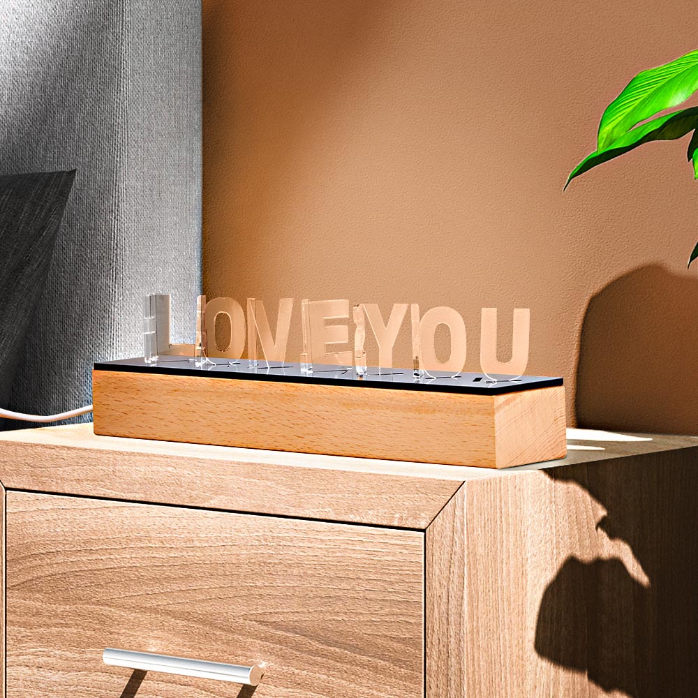 Engraved Name Light
