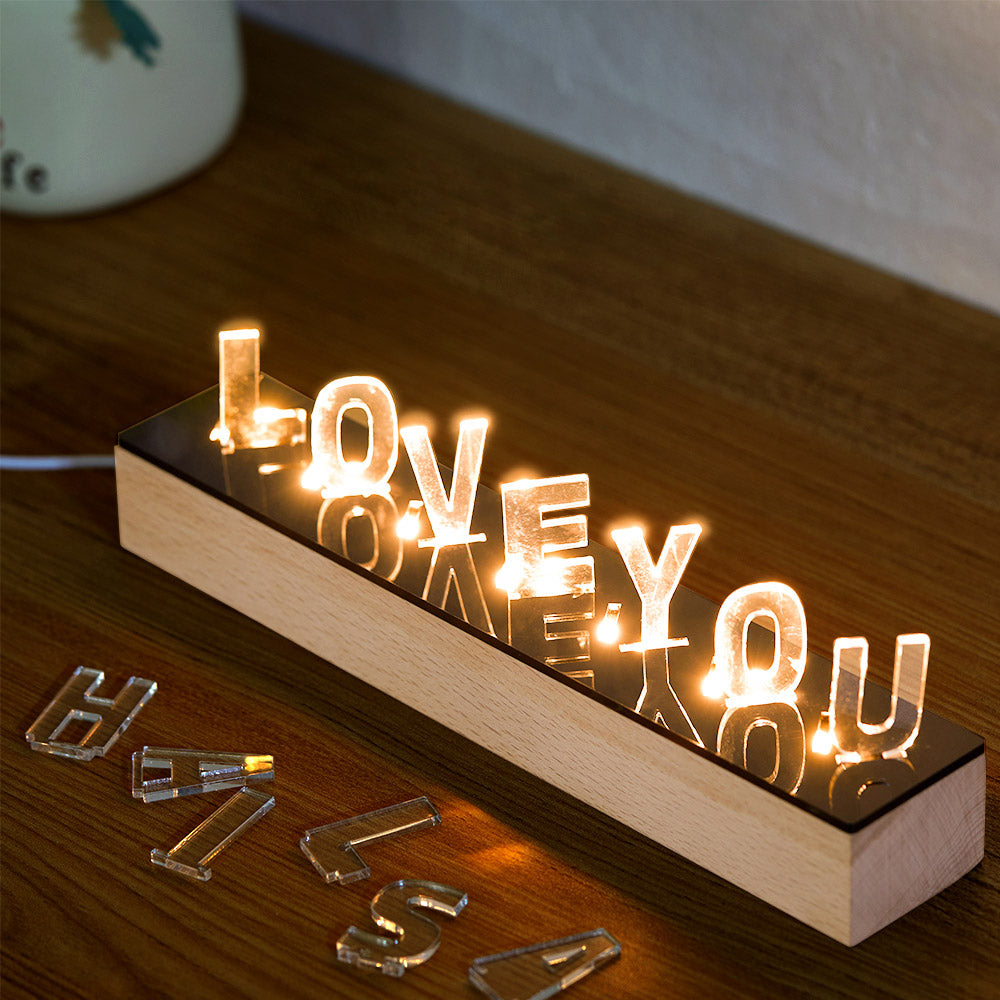 Engraved Name Light