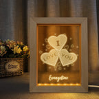 Wood Hearts Light