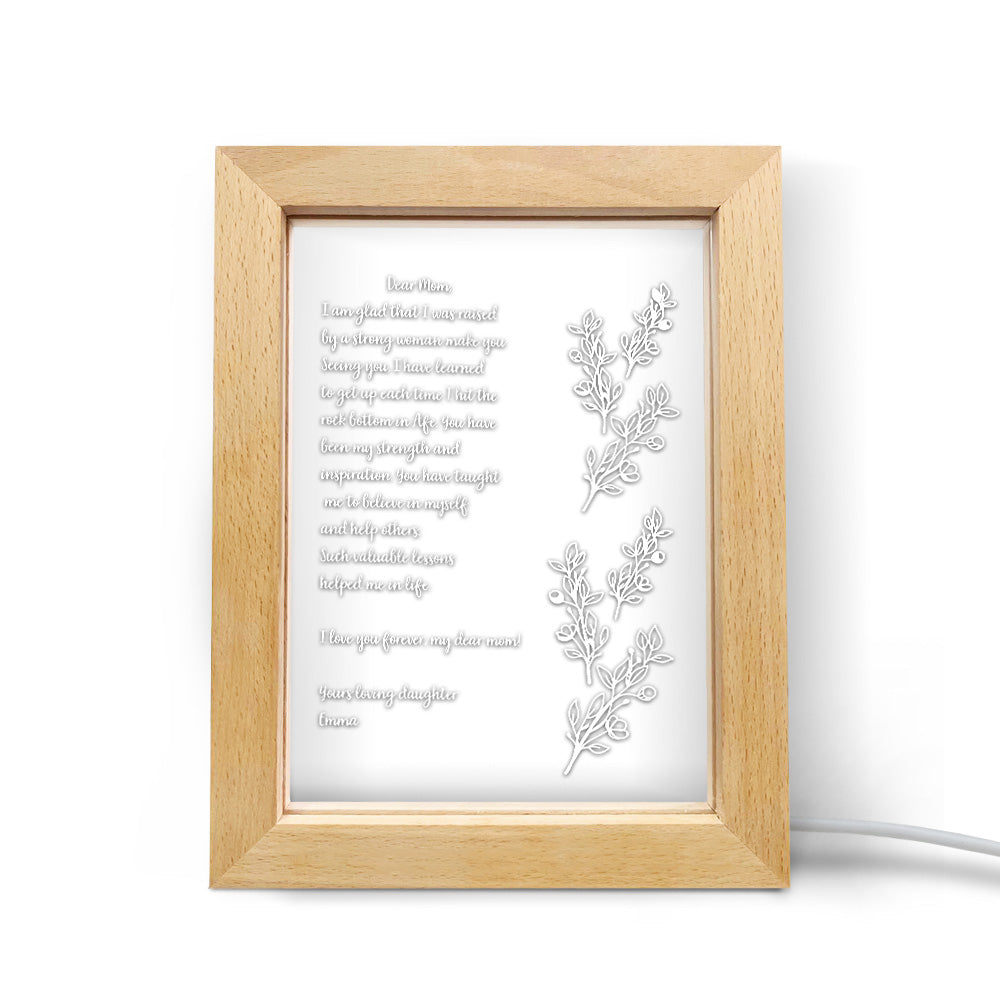 Wood Letter Light