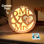 Engraved Wood Light