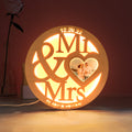 Engraved Wood Light