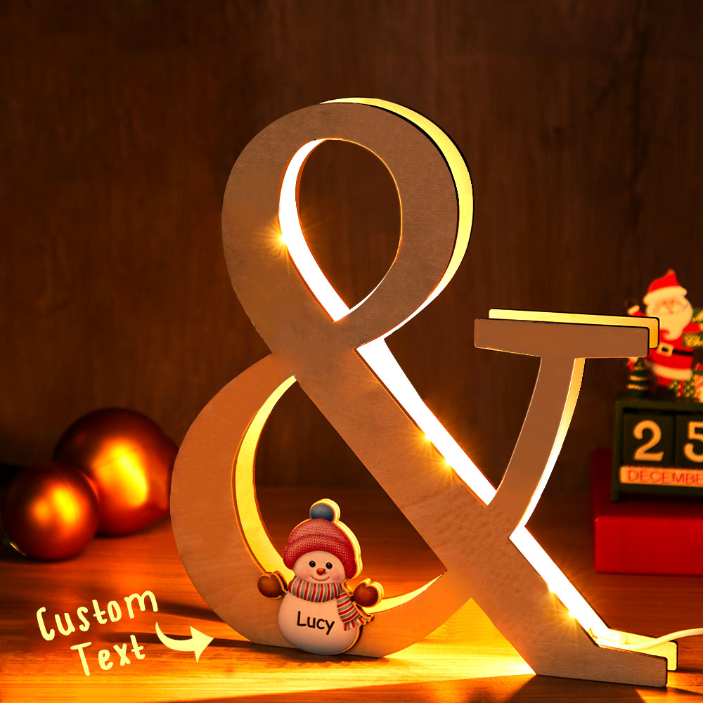 Snowman Wood Light