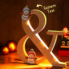 Snowman Wood Light