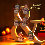 Snowman Wood Light
