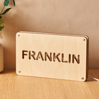 Wood Name Light