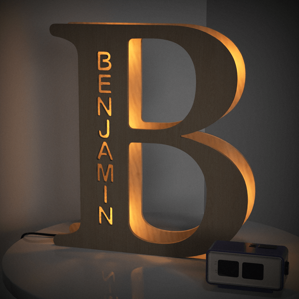 Wood Letter Light
