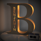 Wood Letter Light