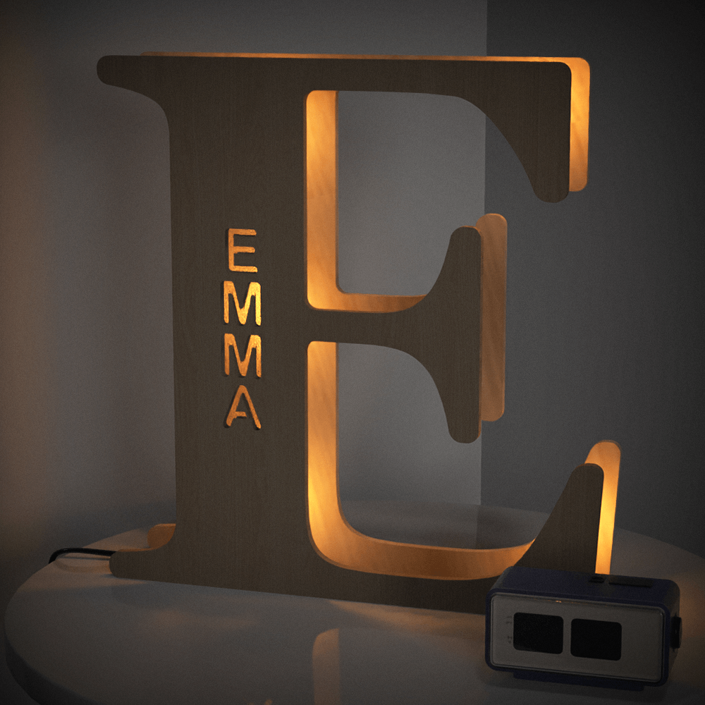 Wood Letter Light
