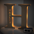 Wood Letter Light