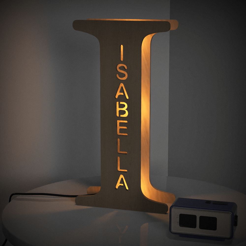 Wood Letter Light