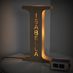 Wood Letter Light