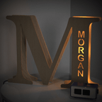 Wood Letter Light