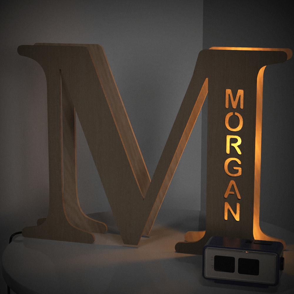 Wood Letter Light